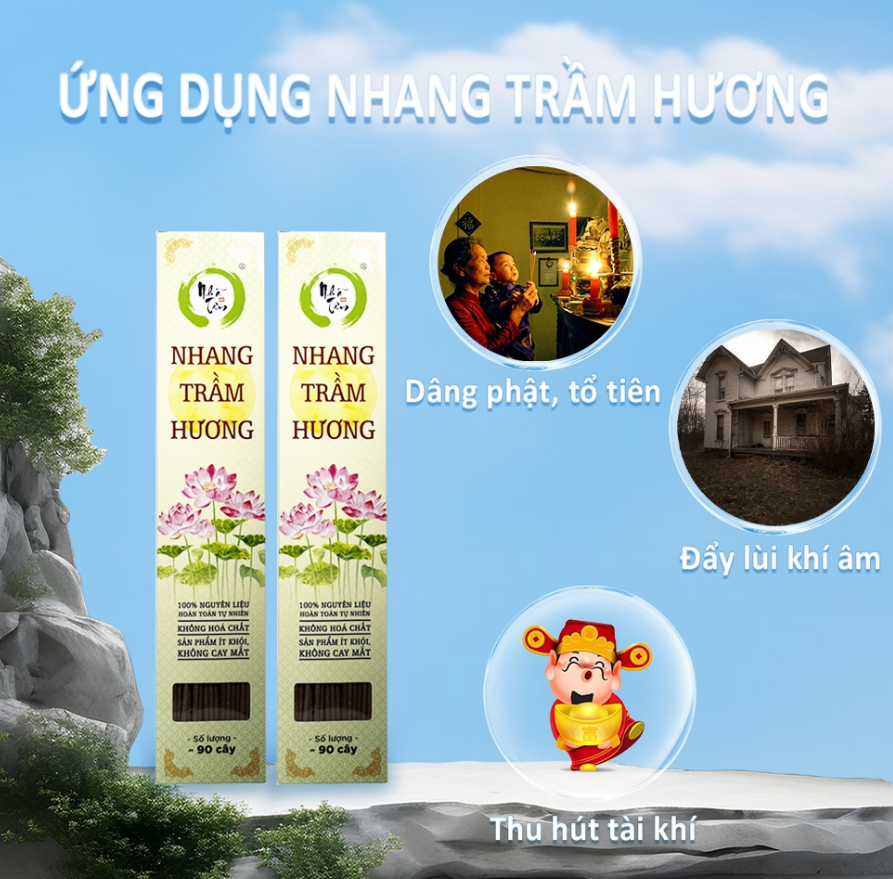 Nhang Trầm Nhã Tâm thơm thế nào